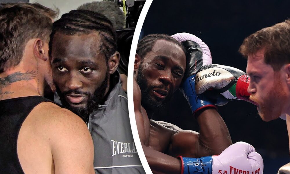 Respect Shown: Crawford Gives Canelo His Titles Back and Hugs Him!