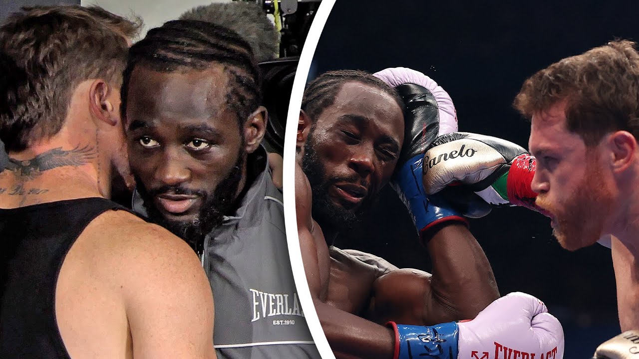 Respect Shown: Crawford Gives Canelo His Titles Back and Hugs Him!