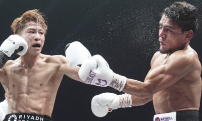 Inoue had too much for Akhmadaliev Photo Credit: Naoki Fukuda