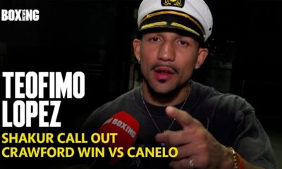 Teofimo Lopez Reacts To Crawford Win vs Canelo & Shakur Call Out