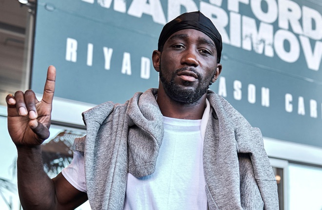 Terence Crawford beat Canelo Alvarez on points to become the undisputed super middleweight champion in Las Vegas Photo Credit: AP Photo/David Becker