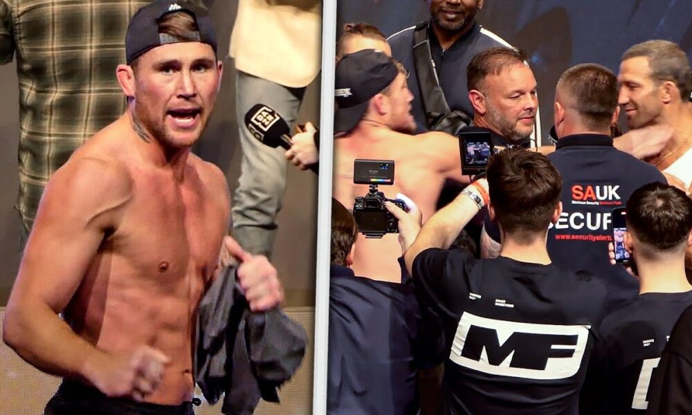 UNCONTROLLABLE DARREN TILL GRABS LUKE ROCKHOLD | FULL FACE OFF | Misfits Boxing