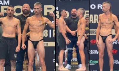 Boxer Lance McDonald weighs in in a thong