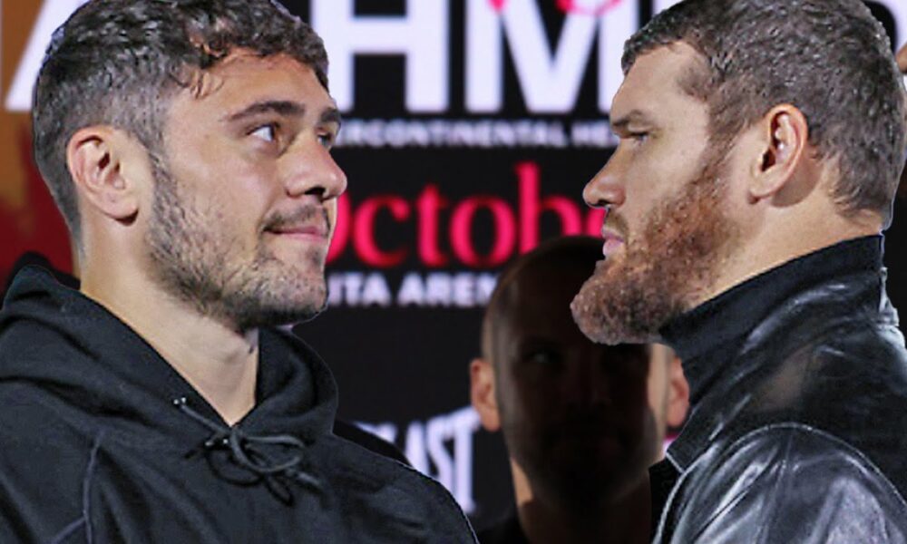 AWKWARD! Dave Allen vs Arslanbek Makhmudov • FULL FACE OFF | Matchroom Boxing