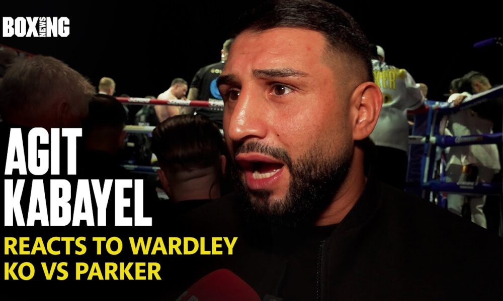 Agit Kabayel Stunned Reaction To Wardley KO Win vs Parker.