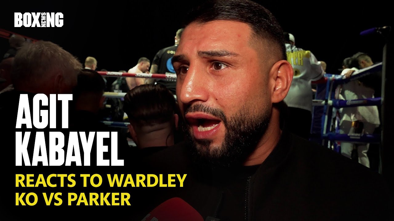 Agit Kabayel Stunned Reaction To Wardley KO Win vs Parker.