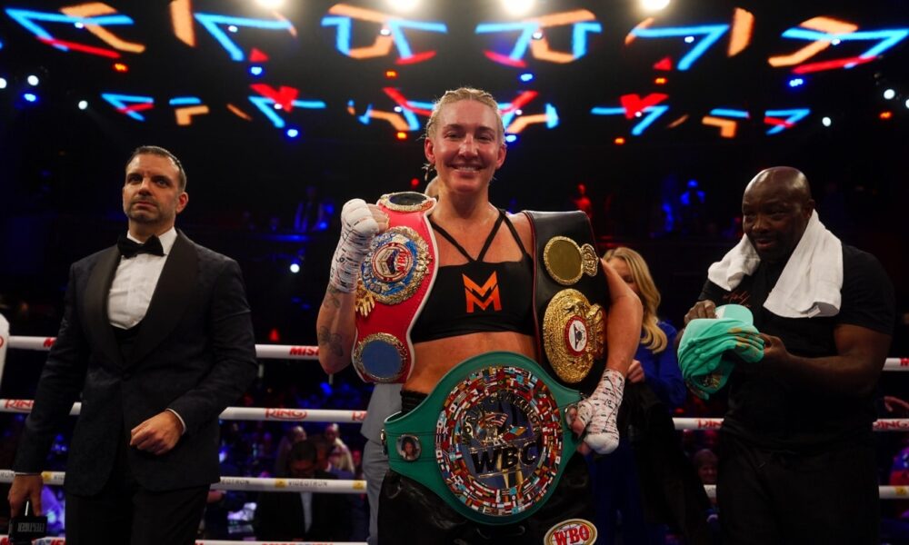 Image: Boxing Results: Mikaela Mayer Storms Montreal, Beats Up Mary Spencer, and Walks Out With Three Belts