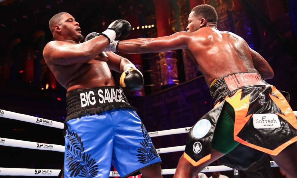 Brandon Moore defeats DeAndre Savage and calls out Anthony Joshua