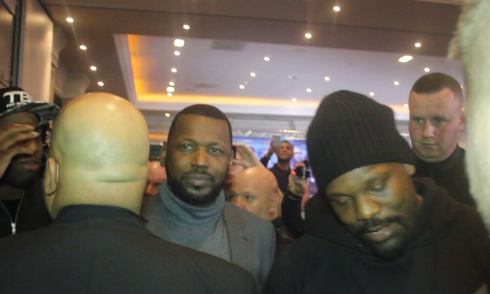 CHISORA CONFRONT'S WHYTES BROTHER .