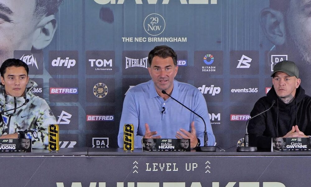 Cameron Vuong vs. Gavin Gwynne 2 • FULL PRESS CONFERENCE | Eddie Hearn, Matchroom Boxing
