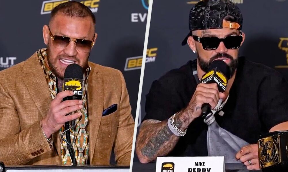 Conor McGregor TRASH TALK! Mike Perry vs Jeremy Stephens • PRESS CONFERENCE | BKFC