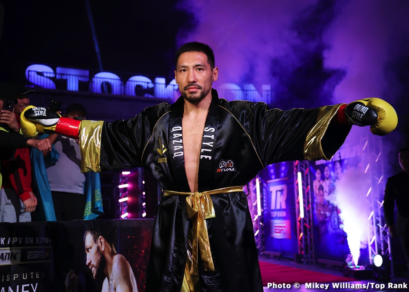 Image: Janibek Alimkhanuly: “Crawford Doesn’t Need Adames — I’ll Take All the Belts, Then He Can Fight Me”