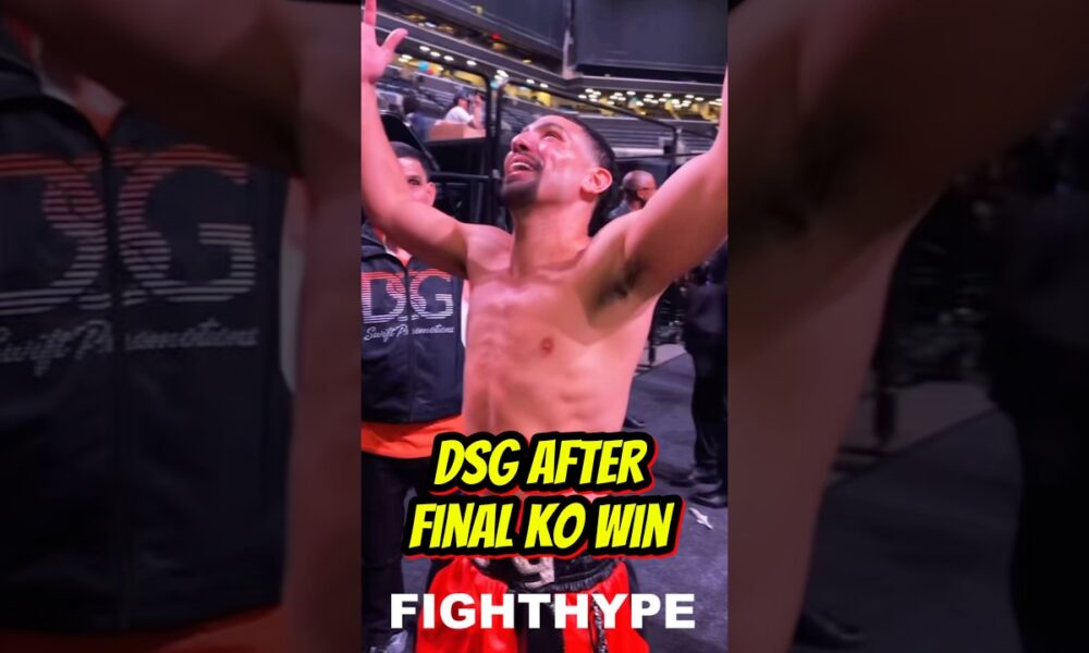 Danny Garcia Immediately After KNOCKING OUT Daniel Gonzalez in Final Fight