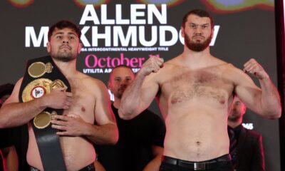 Dave Allen vs Arslanbek Mahkmudov • WEIGH IN & FACEOFF | Matchroom Boxing