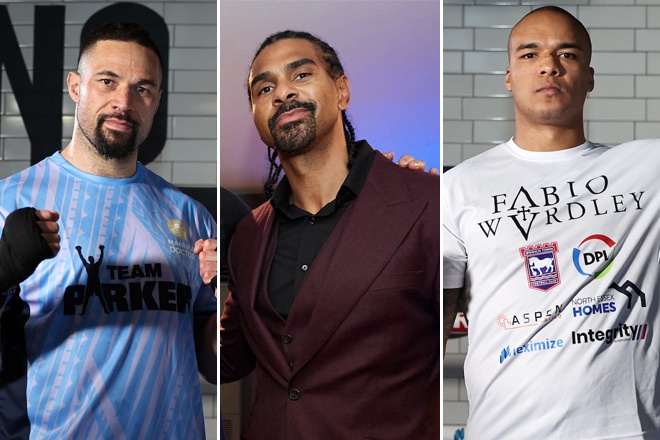 Parker destroyed Bakole in two rounds Photo Credit: Mark Robinson Matchroom Boxing