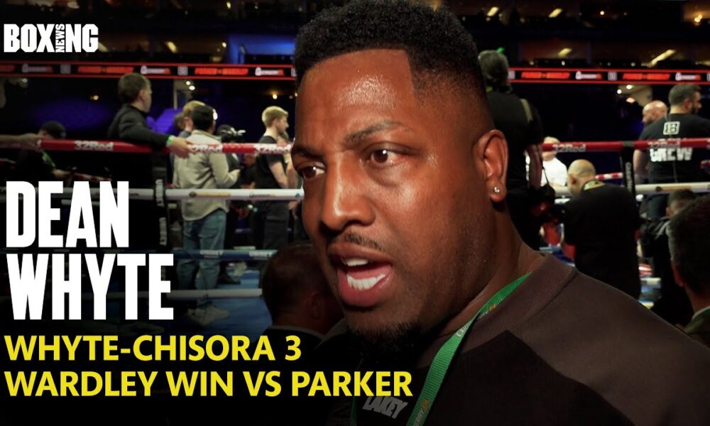 Dean Whyte Ecstatic Reaction To Wardley KO Win vs Parker