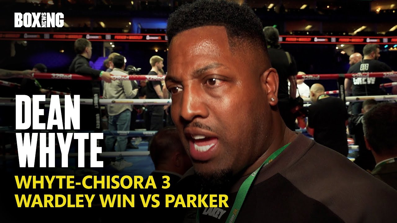 Dean Whyte Ecstatic Reaction To Wardley KO Win vs Parker