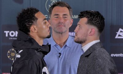 FACE OFF | Ben Whittaker vs.  Benjamin Gavazi • FIGHTERS GO HEAD TO HEAD in London | DAZN Boxing