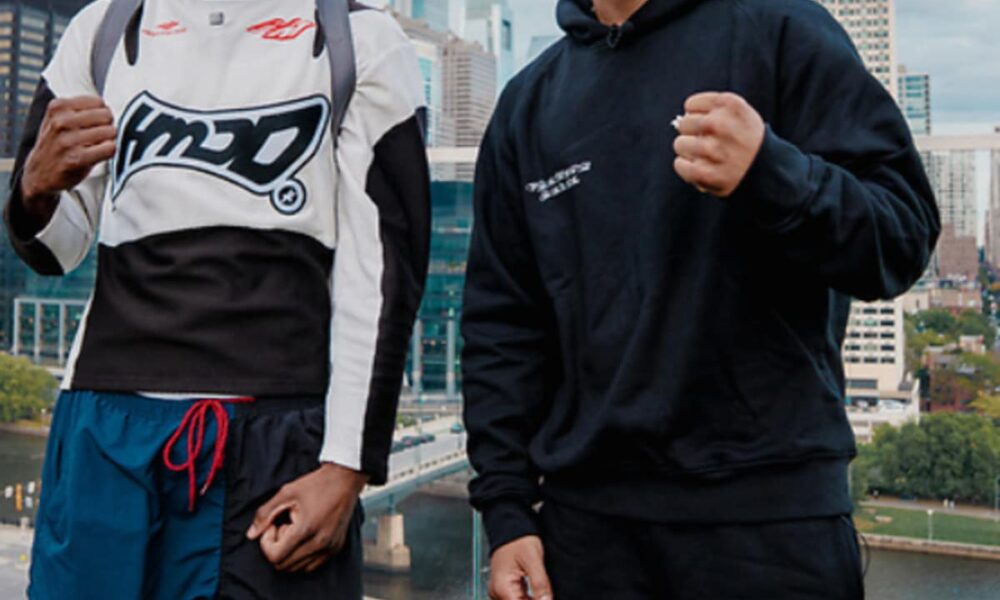 Image: A Gaunt Jaron ‘Boots’ Ennis Faces Uisma Lima Atop Philly Skyscraper Ahead of Saturday’s WBA 154-Lb Eliminator on DAZN