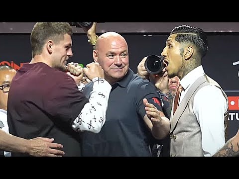 HEATED! Fernando Vargas Jr TRADES WORDS with Callum Walsh | Canelo vs Crawford Undercard Face Offs