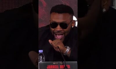 HILARIOUS! Jarrell Miller INTERRUPTS Anthony Joshua & Eddie Hearn | #Shorts