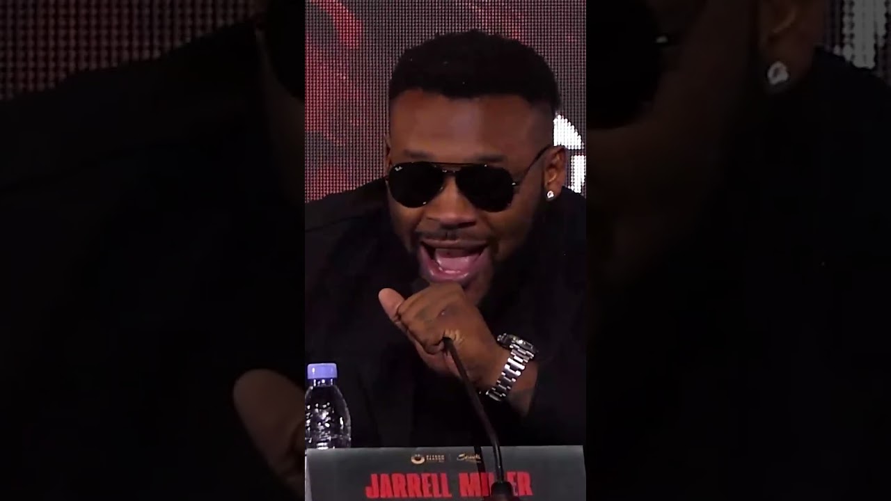 HILARIOUS! Jarrell Miller INTERRUPTS Anthony Joshua & Eddie Hearn | #Shorts