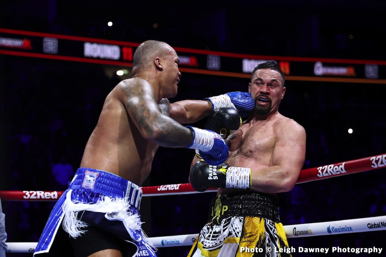 Image: ‘I Wasn’t Done!’ Joseph Parker Protests Fabio Wardley Stoppage, Says Ref Howard Foster Acted Prematurely