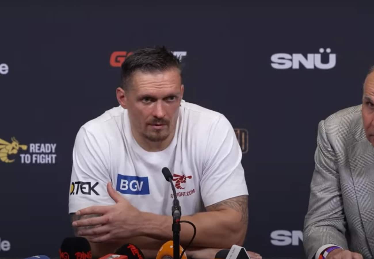 Image: Oleksandr Usyk Says He’s in Negotiations for His Next Bout, Denies Moses Itauma Fight, and Promises to Continue Until 41