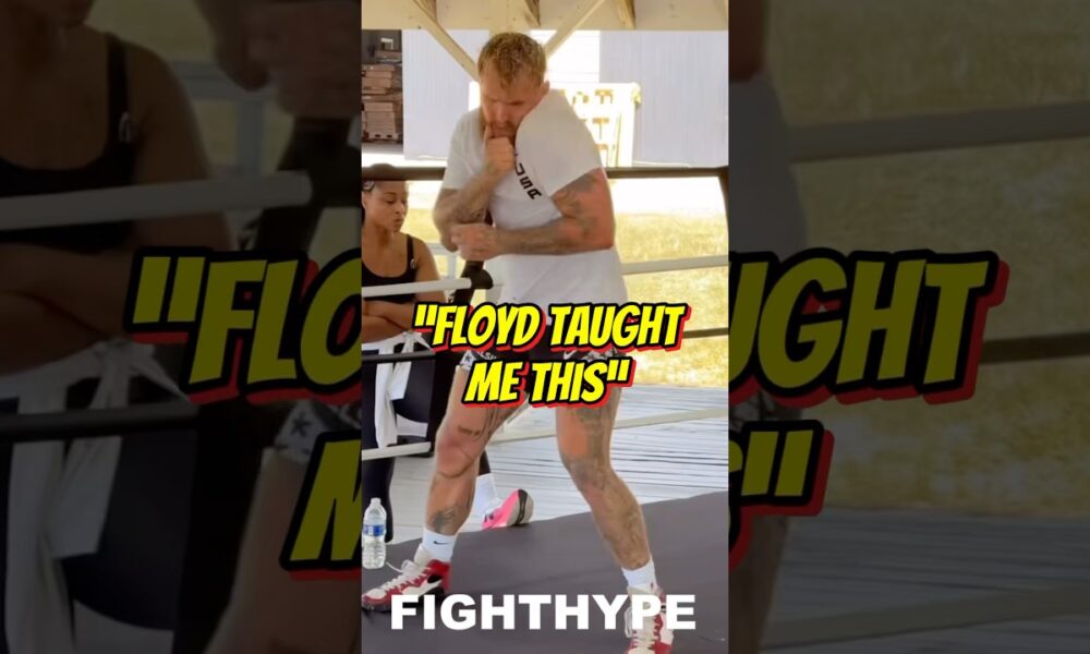 Jake Paul HITS Mayweather Shoulder Roll on Gervonta 👀🔥