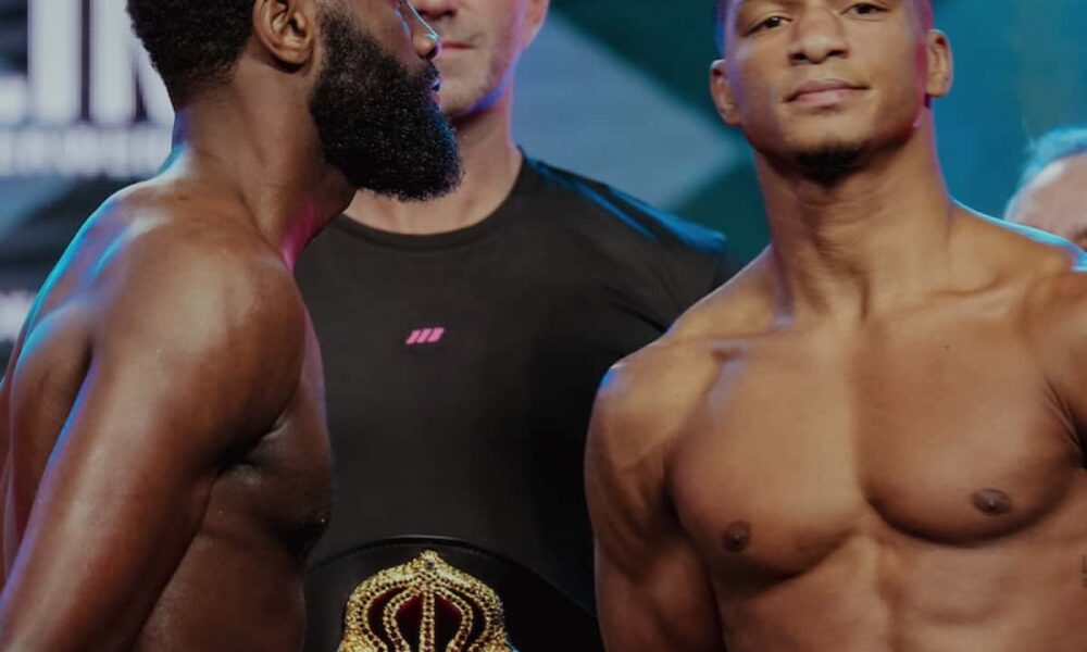 Image: Jaron ‘Boots’ Ennis Weighs 153.4, Lima 153 - DAZN Official Weights for Saturday