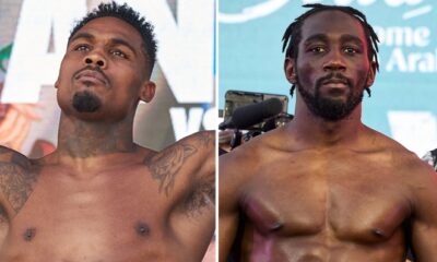 Terence Crawford beat Canelo Alvarez on points to become the undisputed super middleweight champion in Las Vegas Photo Credit: AP Photo/David Becker