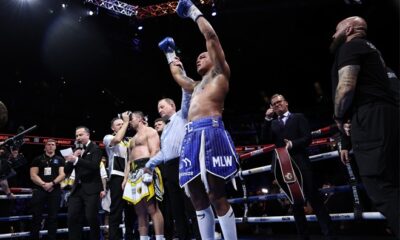 Parker destroyed Bakole in two rounds Photo Credit: Mark Robinson Matchroom Boxing