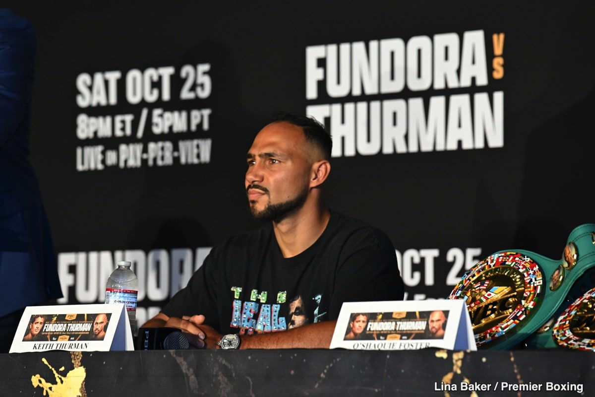 Image: Keith Thurman Says He Can “Entice” Terence Crawford Back to 154 — If He Beats Sebastian Fundora for the WBC Title