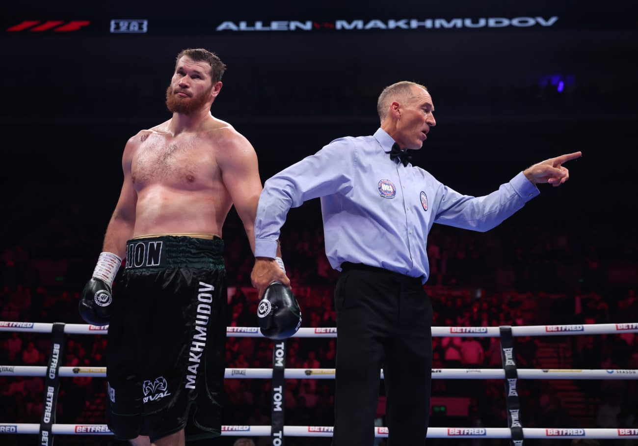 Image: Boxing Results: Arslanbek Makhmudov Survives Late Scare to Defeat Dave Allen in Brutal Heavyweight Slugfest at Sheffield Arena