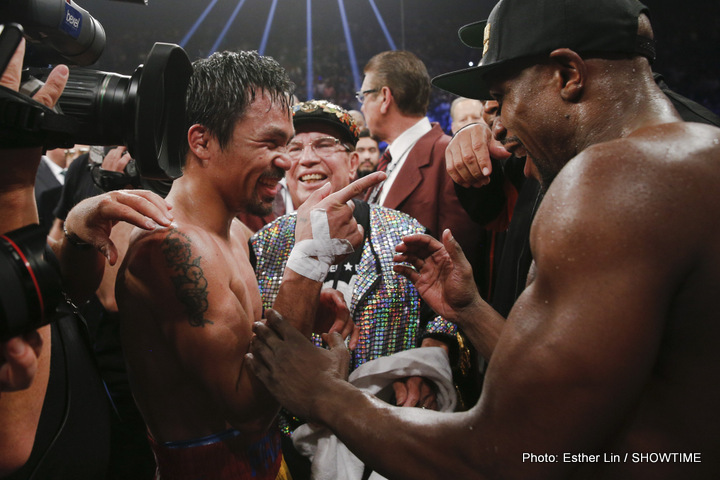 Image: Floyd Mayweather vs. Manny Pacquiao Rematch Being Explored for 2026 on Netflix—A Decade After Their Disappointing ‘Fight of the Century’