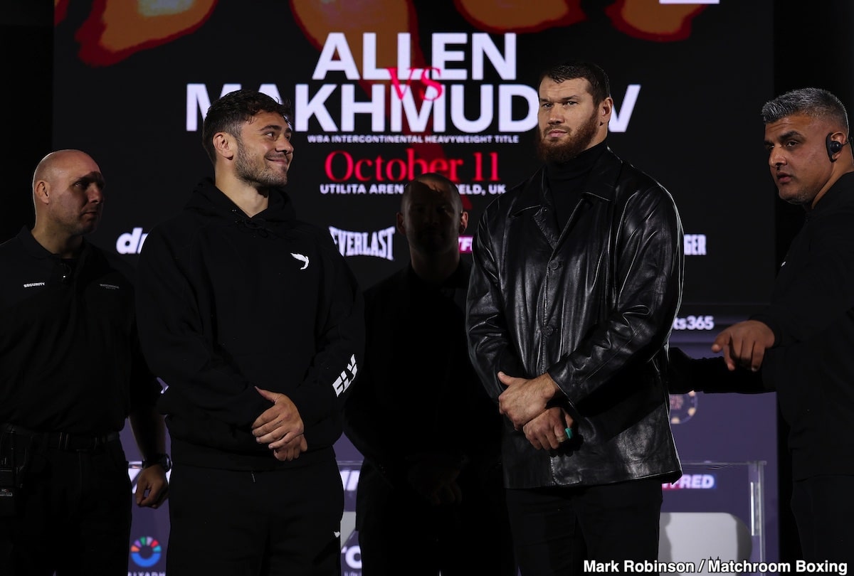 Image: Mind Games Gone Wrong? Dave Allen’s Plan to Irritate Makhmudov Might Be Backfiring Before the First Bell