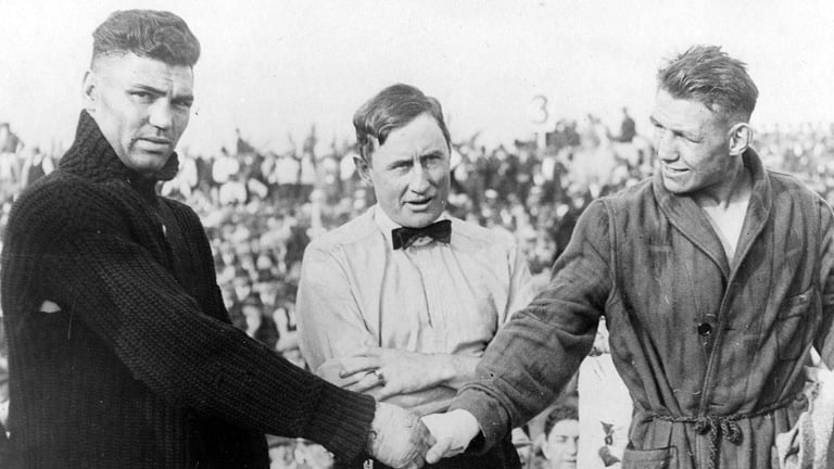 On this day: boxing legends Jack Dempsey, Harry Greb and Langford himself appear in the same program