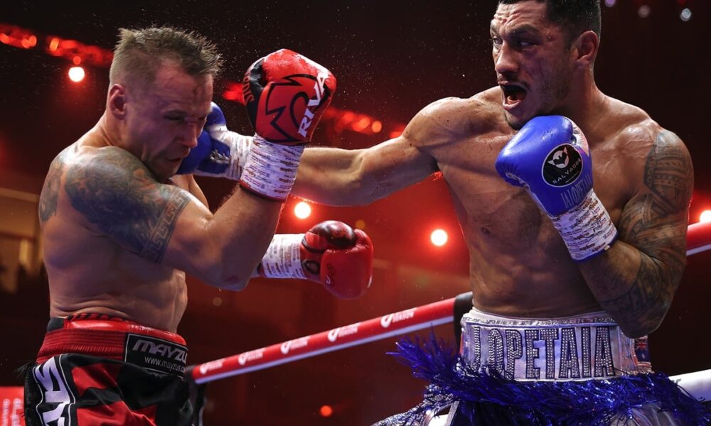 Image: Jai Opetaia Makes Hollywood-Style Entrance at Rugby Match, but Fans Mock His ‘Peacock’ Display Ahead of December Bout With 40-Year-Old Huseyin Cinkara