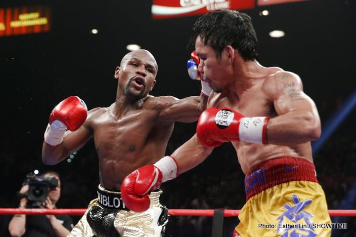 Image: After a Decade, Manny Pacquiao and Floyd Mayweather Are Negotiating a Real Rematch That Will Count on Their Records
