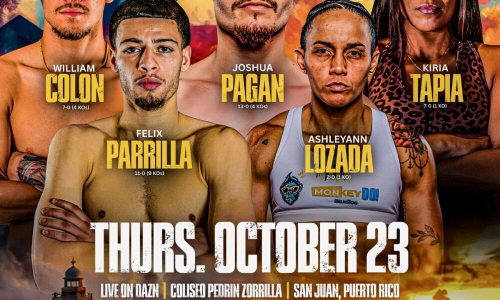 Image: Boxing Results: Joshua Pagan Stops Maliek Montgomery in Bloody Ninth-Round War to Capture WBO NABO Lightweight Title in San Juan