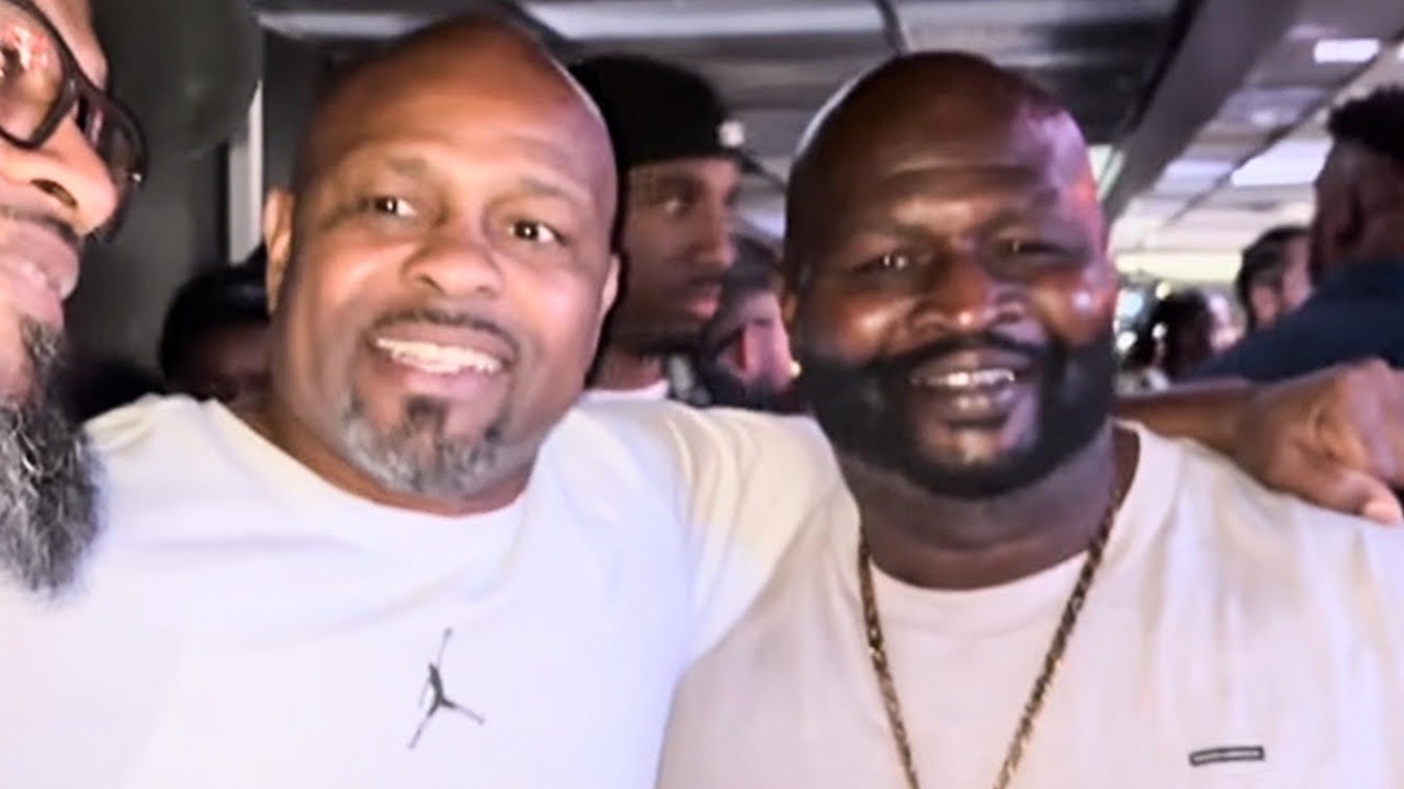 Roy Jones Jr REUNITES with James Toney | Former Foes EMBRACE & Show Respect