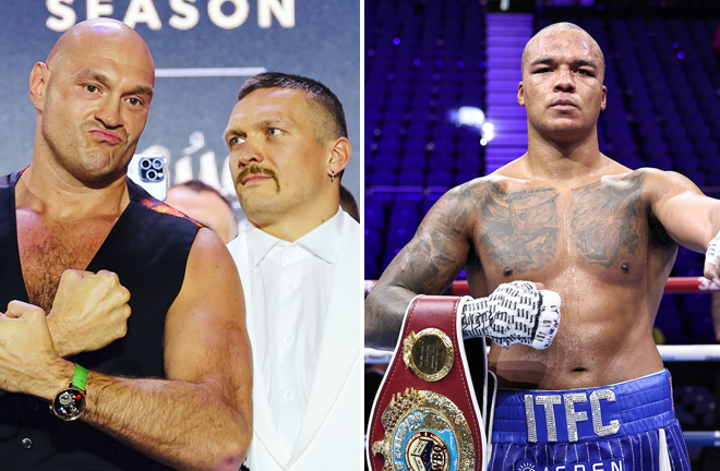 Fabio Wardley stunned Joseph Parker at the O2 credit: Leigh Dawney/ Queensberry