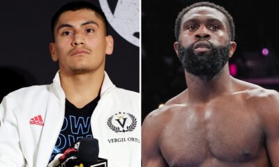 Jaron Ennis blew away Uisma Lima in the first round in Philadelphia Photo Credit: Emma Brawley/Matchroom Boxing