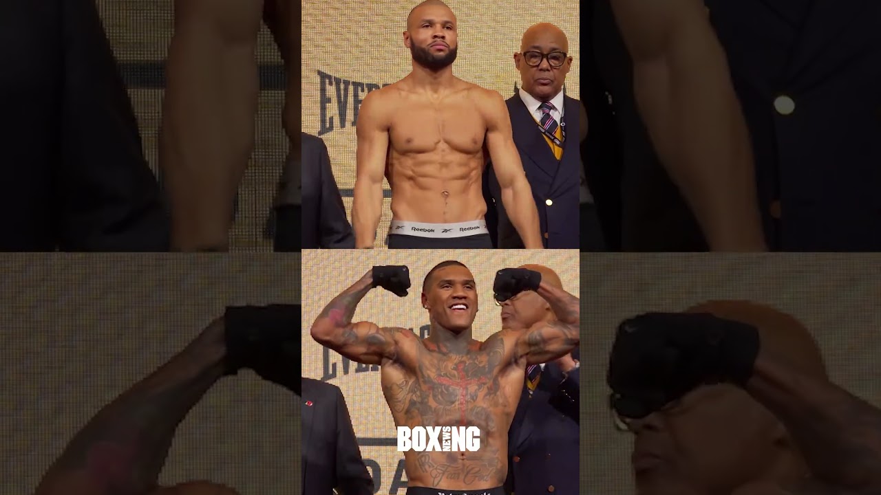 Chris Eubank Jr vs Conor Benn 2 - Weigh In Comparison