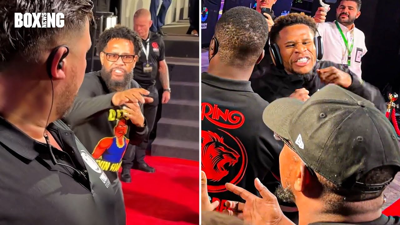 "ARE YOU ON COC****?!" - Devin Haney and Brian Norman Teams CLASH Ahead Of Press Conference