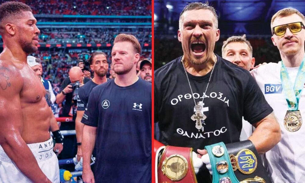 Anthony Joshua reveals the real reason he left Ben Davison to join Oleksandr Usyk’s training team