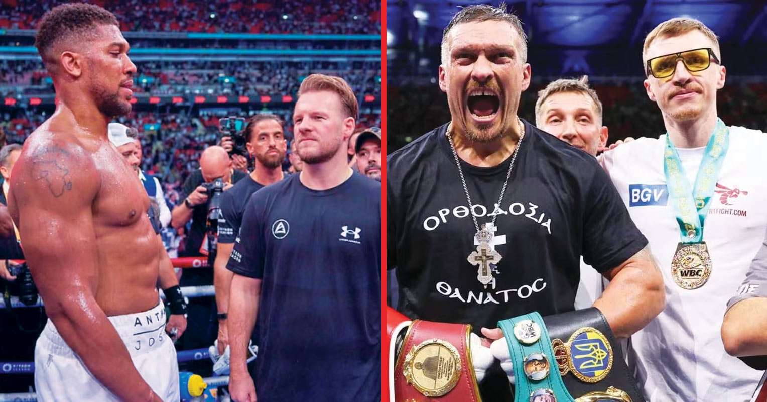 Anthony Joshua reveals the real reason he left Ben Davison to join Oleksandr Usyk’s training team