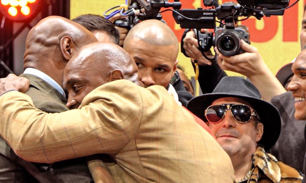 BEAUTIFUL MOMENT! Eubank Snr & Benn Snr SQUASH BEEF!! FACE OFF!! Chris Eubank Jr vs. Conor Benn 2