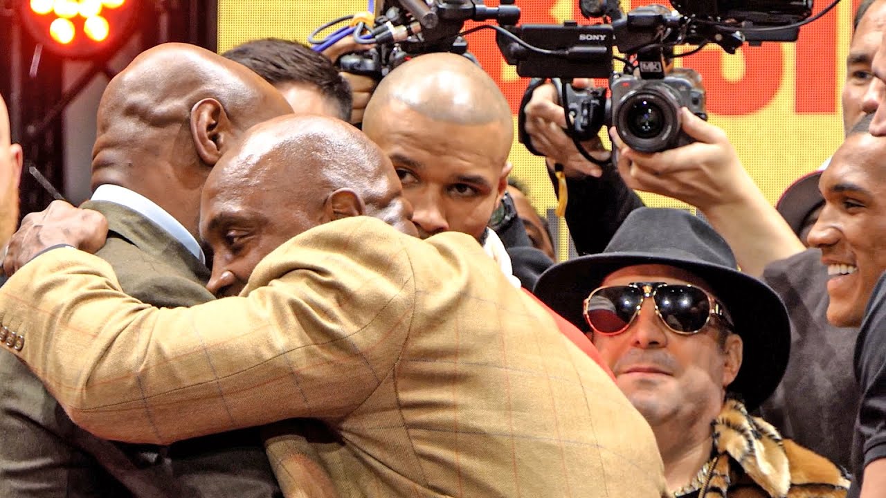BEAUTIFUL MOMENT! Eubank Snr & Benn Snr SQUASH BEEF!! FACE OFF!! Chris Eubank Jr vs. Conor Benn 2