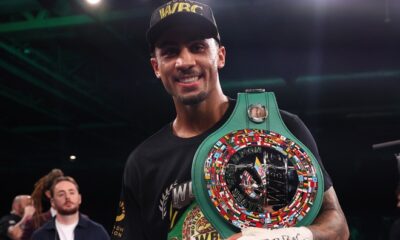 Whittaker won the WBC silver light heavyweight title with a victory over Gavazi. Photo: Mark Robinson Matchroom Boxing